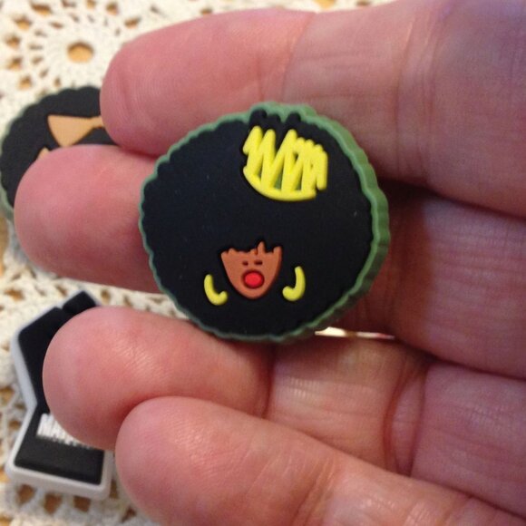 Shoe charms / jibbitz for crocs, Black Pride, Black Lives Matter - Picture 3 of 5